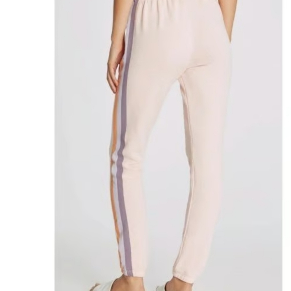 Wildfox Knox Grapefruit Stripes Joggers Medium - Picture 2 of 12